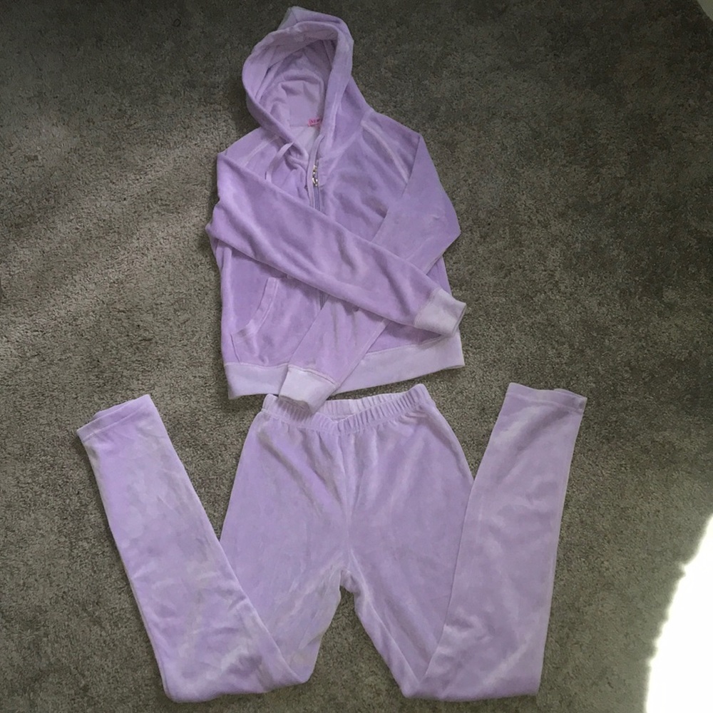 purple 2 piece set